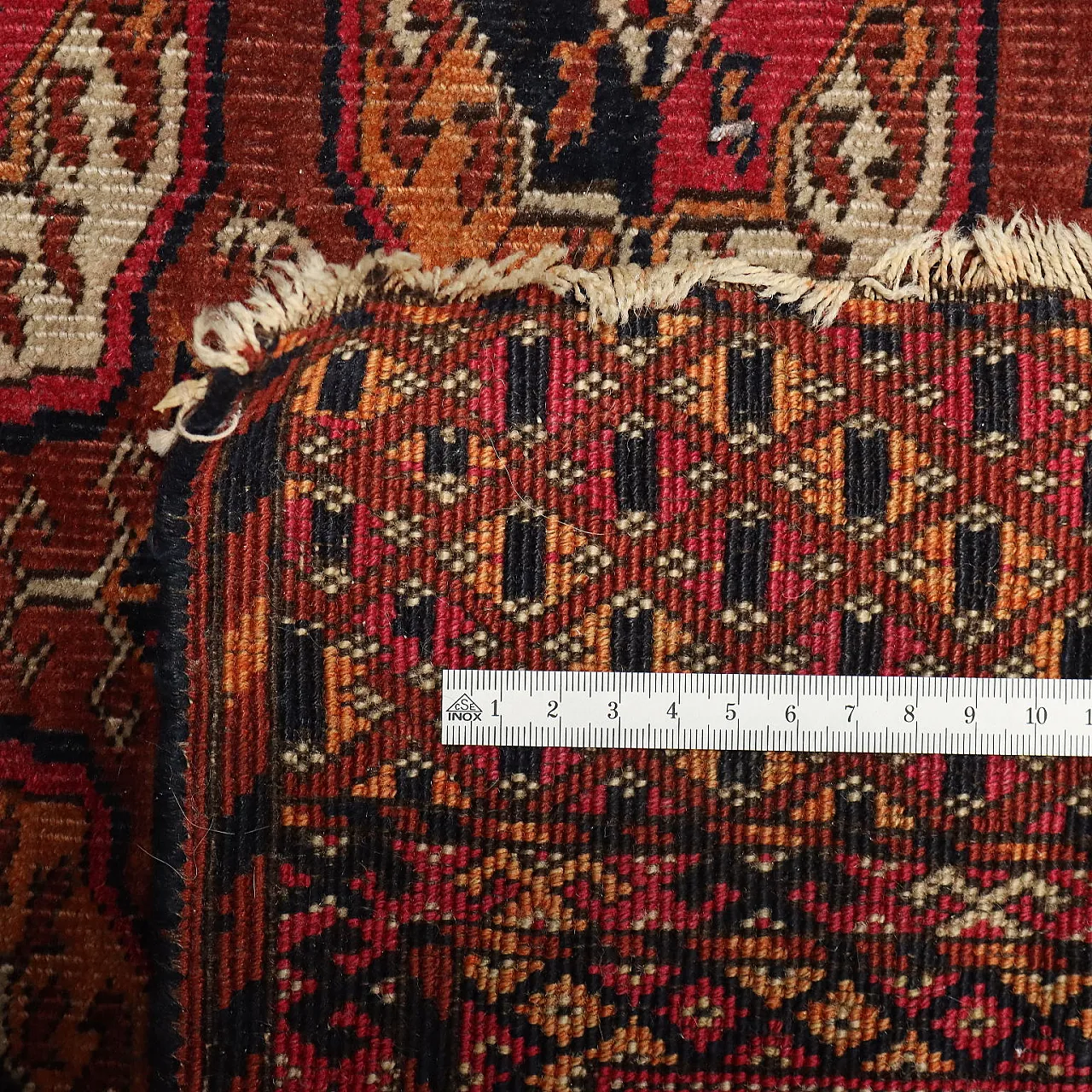 Tappeto Bokhara in lana, maglia extrafine, fatto a mano, '900 8