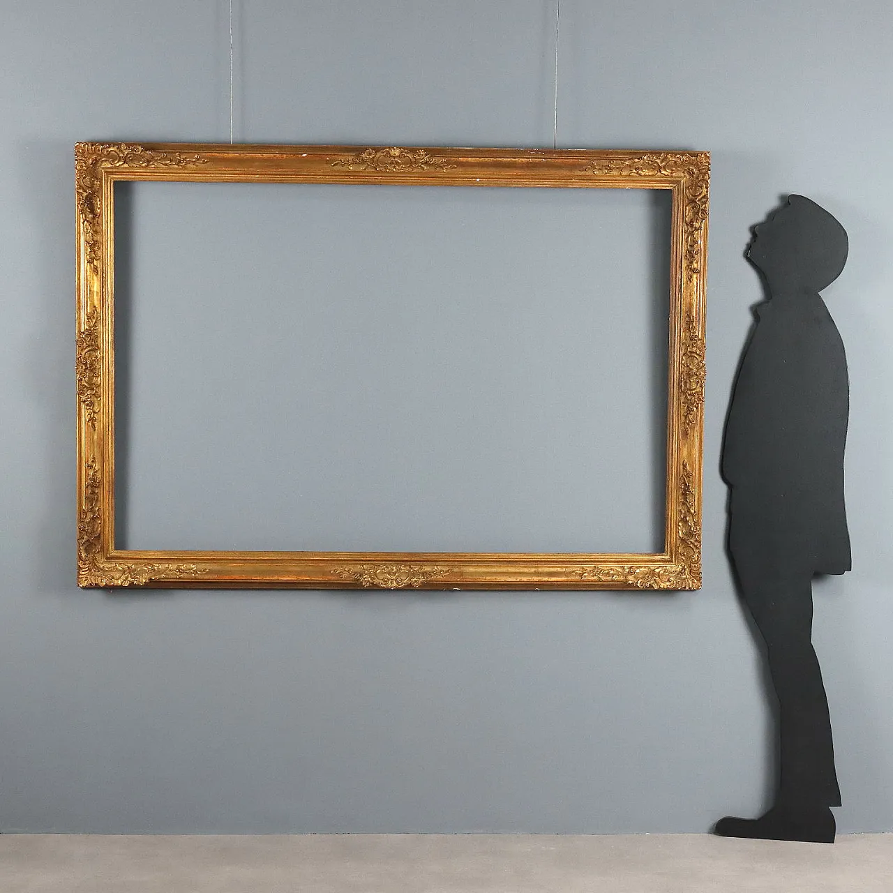 Mirror in gilded carved wood, 20th century 2