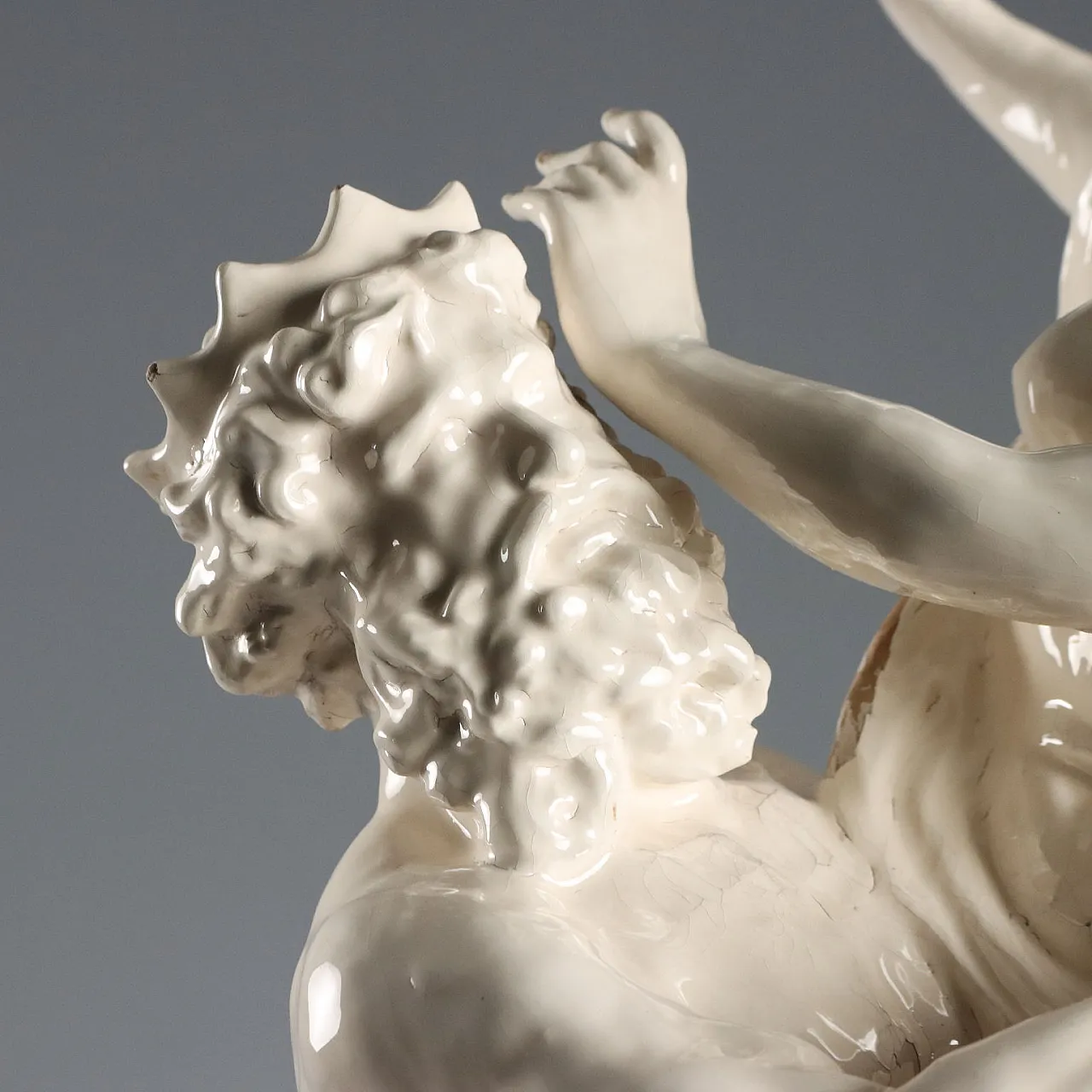 Il Ratto di Proserpina, scultura in terracotta invetriata, '800 4