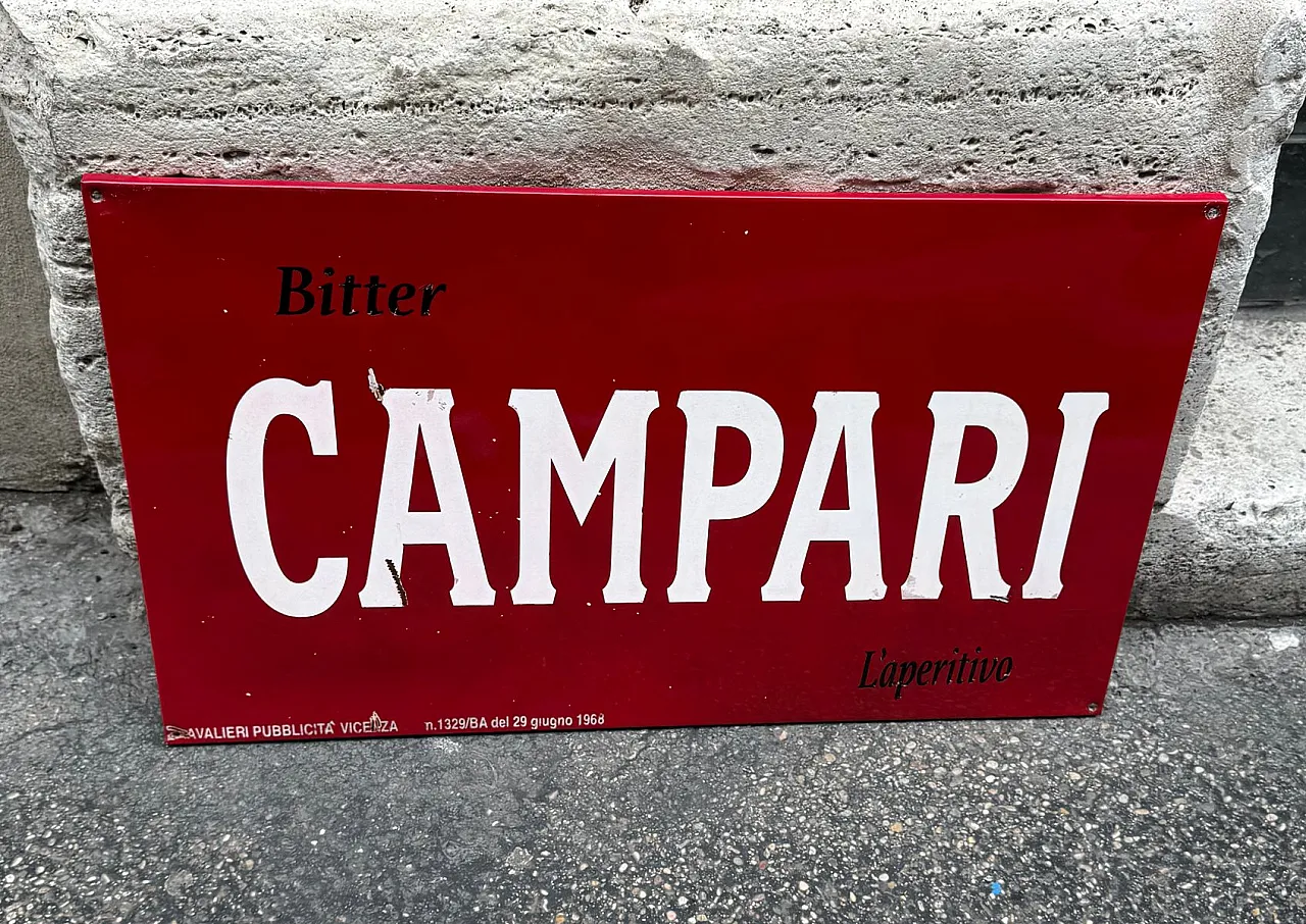 Insegna Campari Mid-Century, anni '60 1