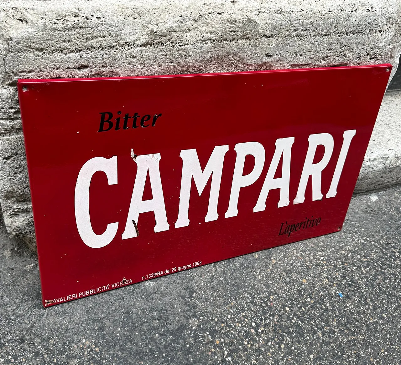 Insegna Campari Mid-Century, anni '60 3