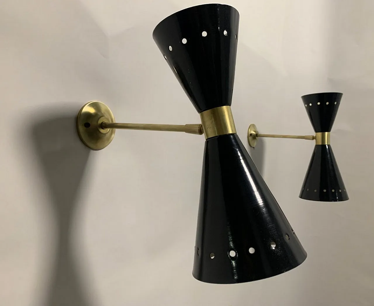 Diablo wall lamp by Stilnovo, 1950s 7