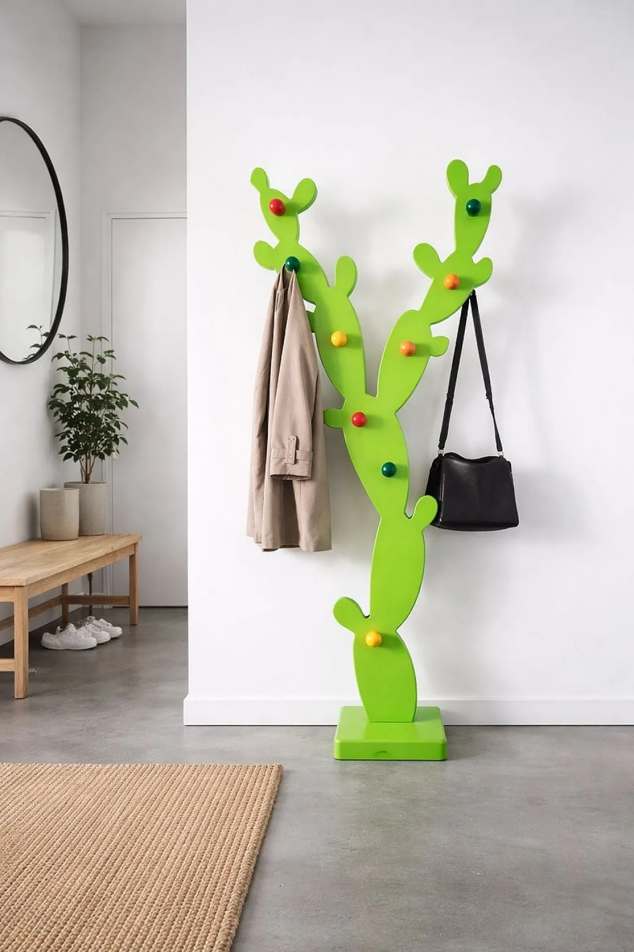 Cactus coat stand, 1970s 1