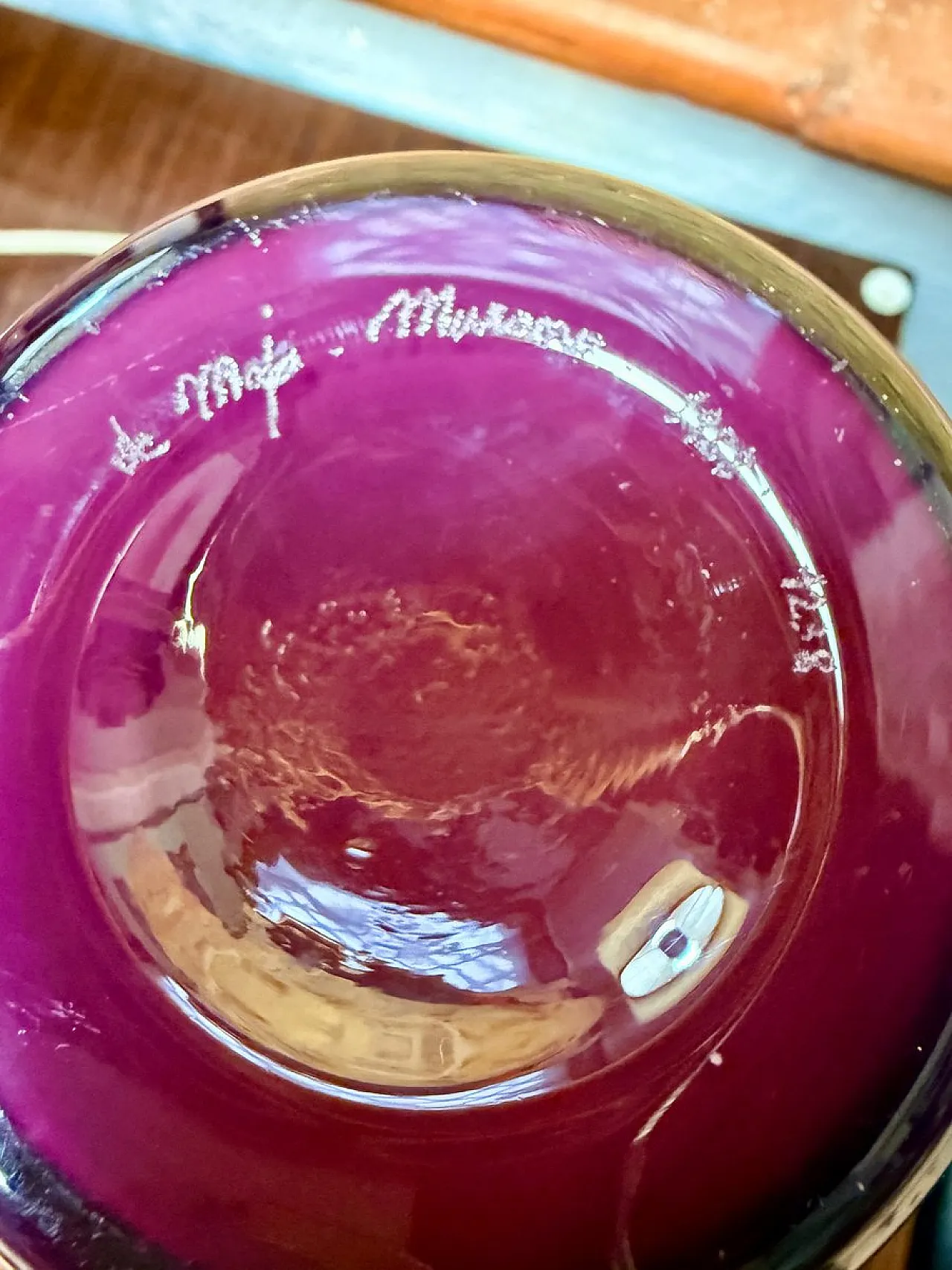 De Majo vase in artistic glass, 1988 4