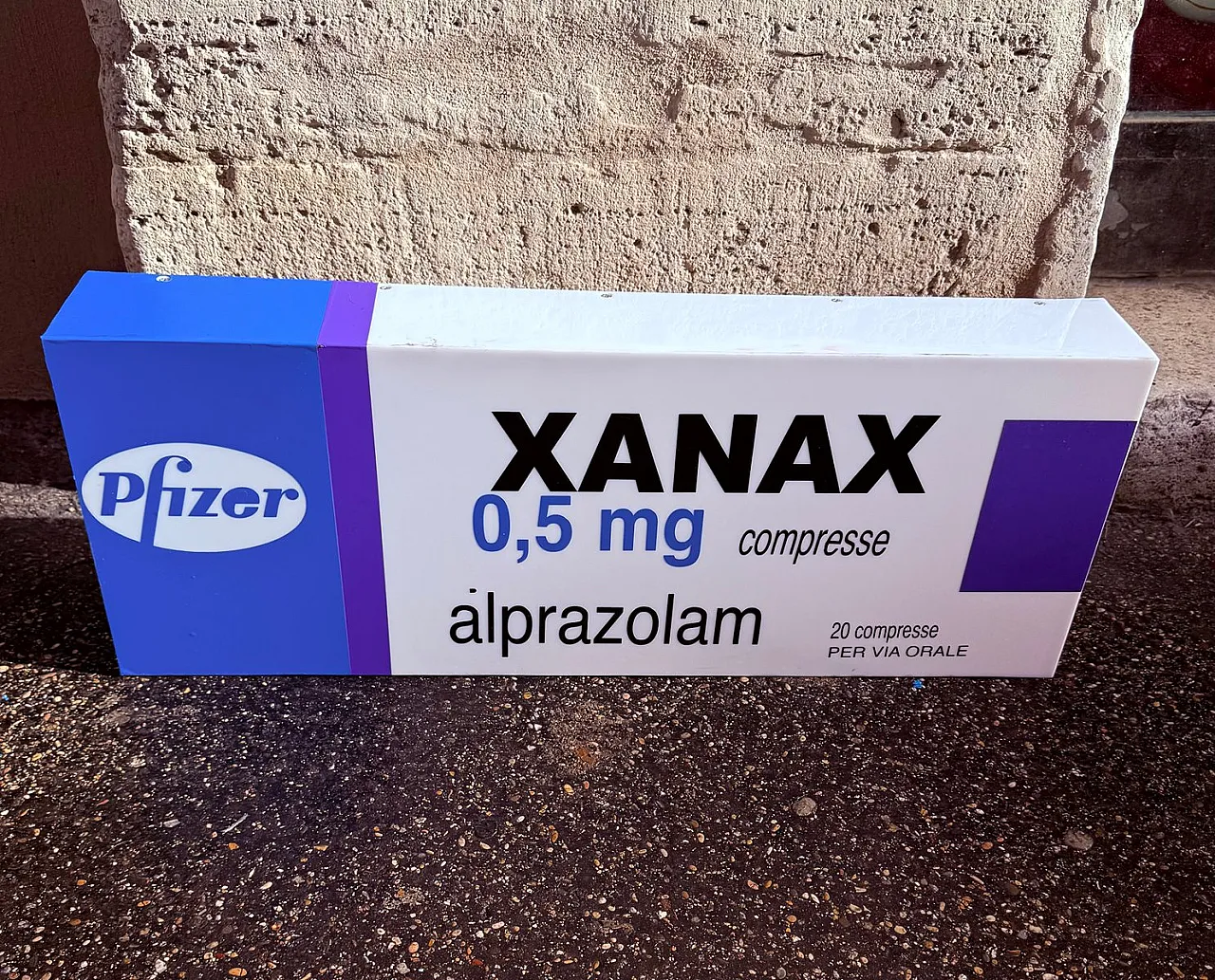 Vintage Xanax sign, 1980s 5
