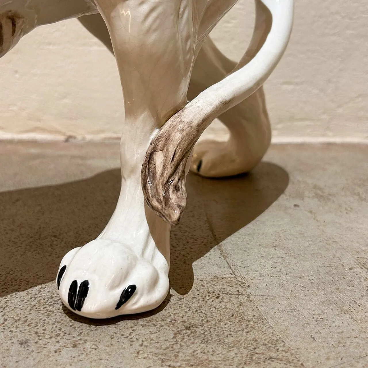 Ceramic roaring lion by Giovanni Ronzan, 1950s 5