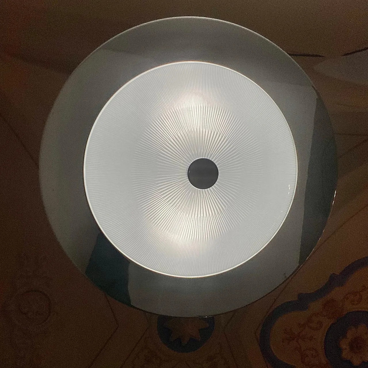 Space Age chandelier in Crystal and Glass, attributed to Tobia Scarpa 3