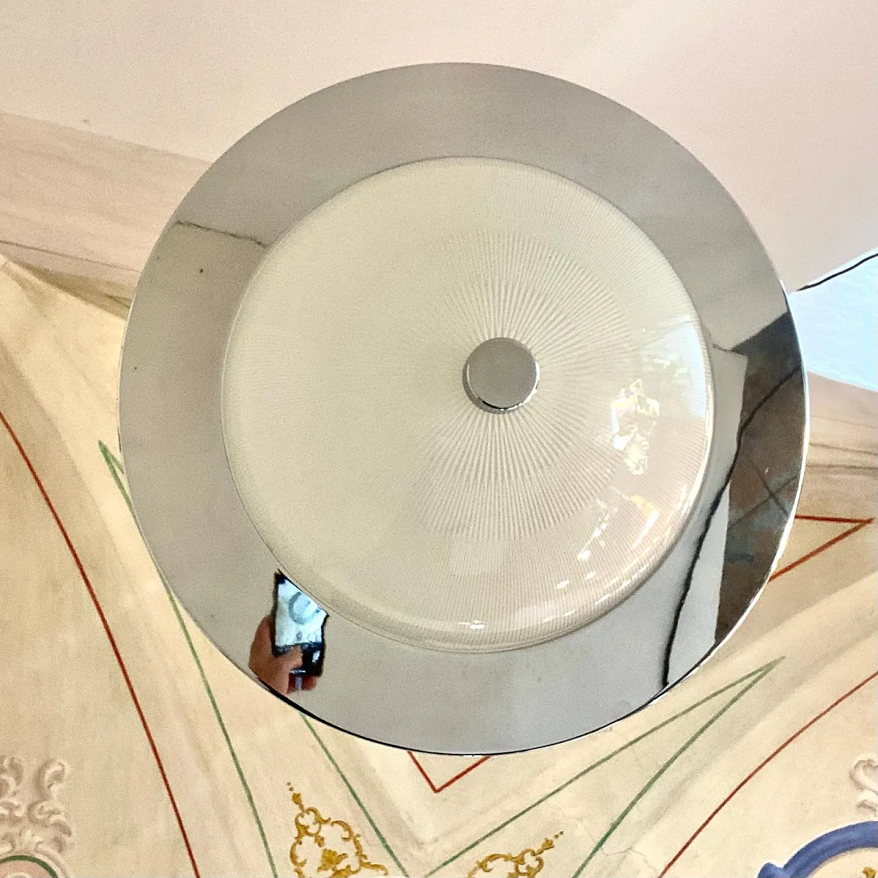 Space Age chandelier in Crystal and Glass, attributed to Tobia Scarpa 12