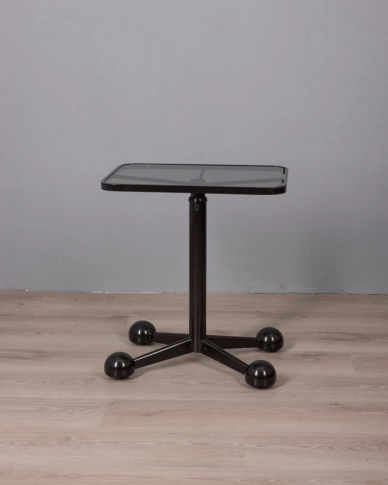 Carrello in metallo nero di Allegri, anni '70 1