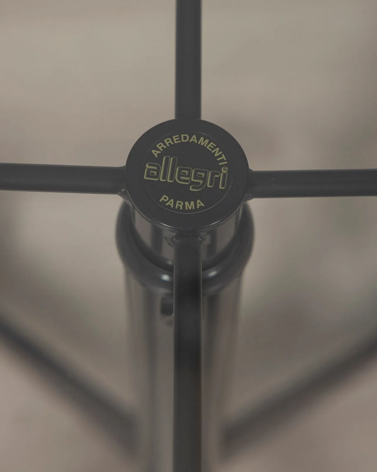 Carrello in metallo nero di Allegri, anni '70 3