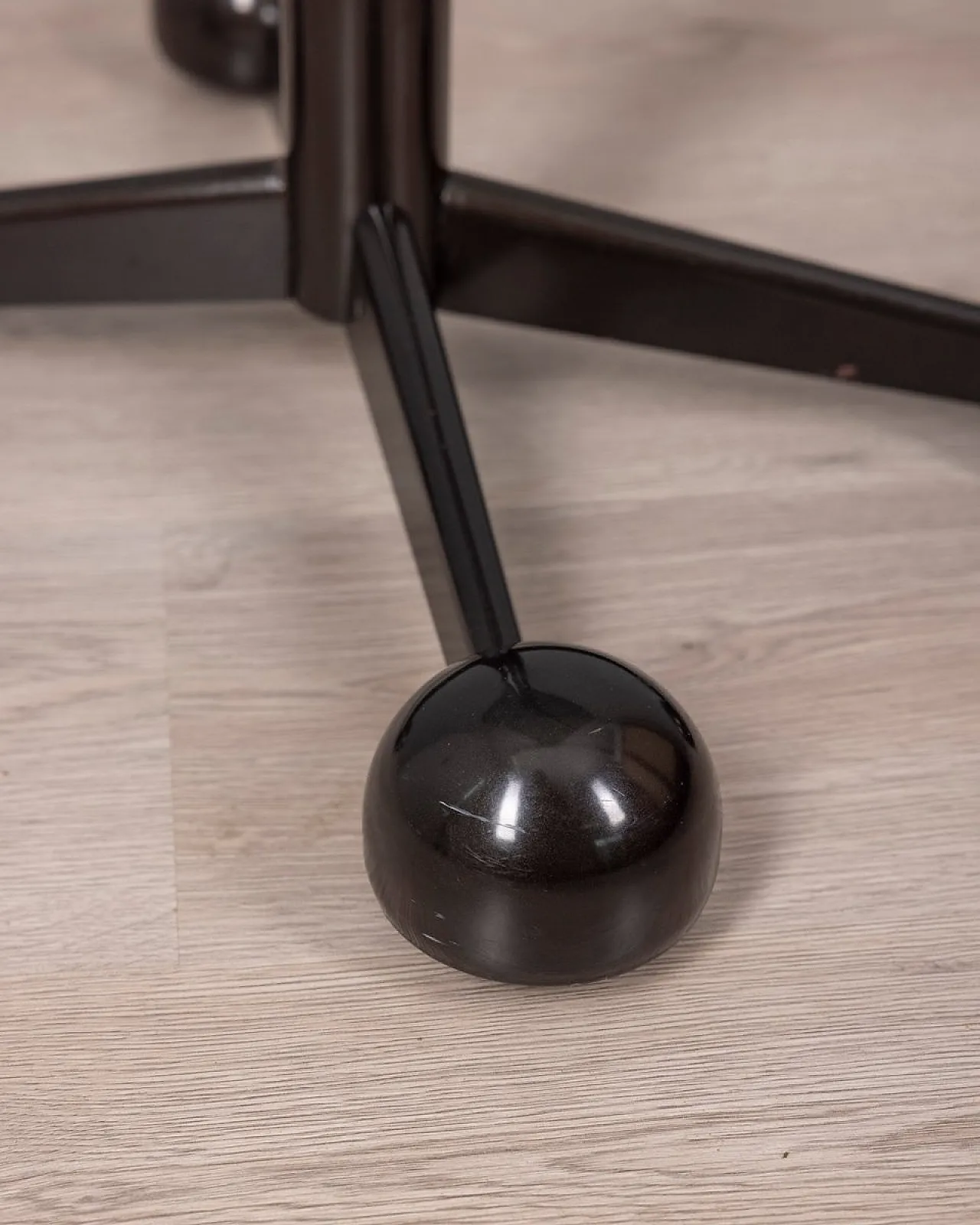 Carrello in metallo nero di Allegri, anni '70 5