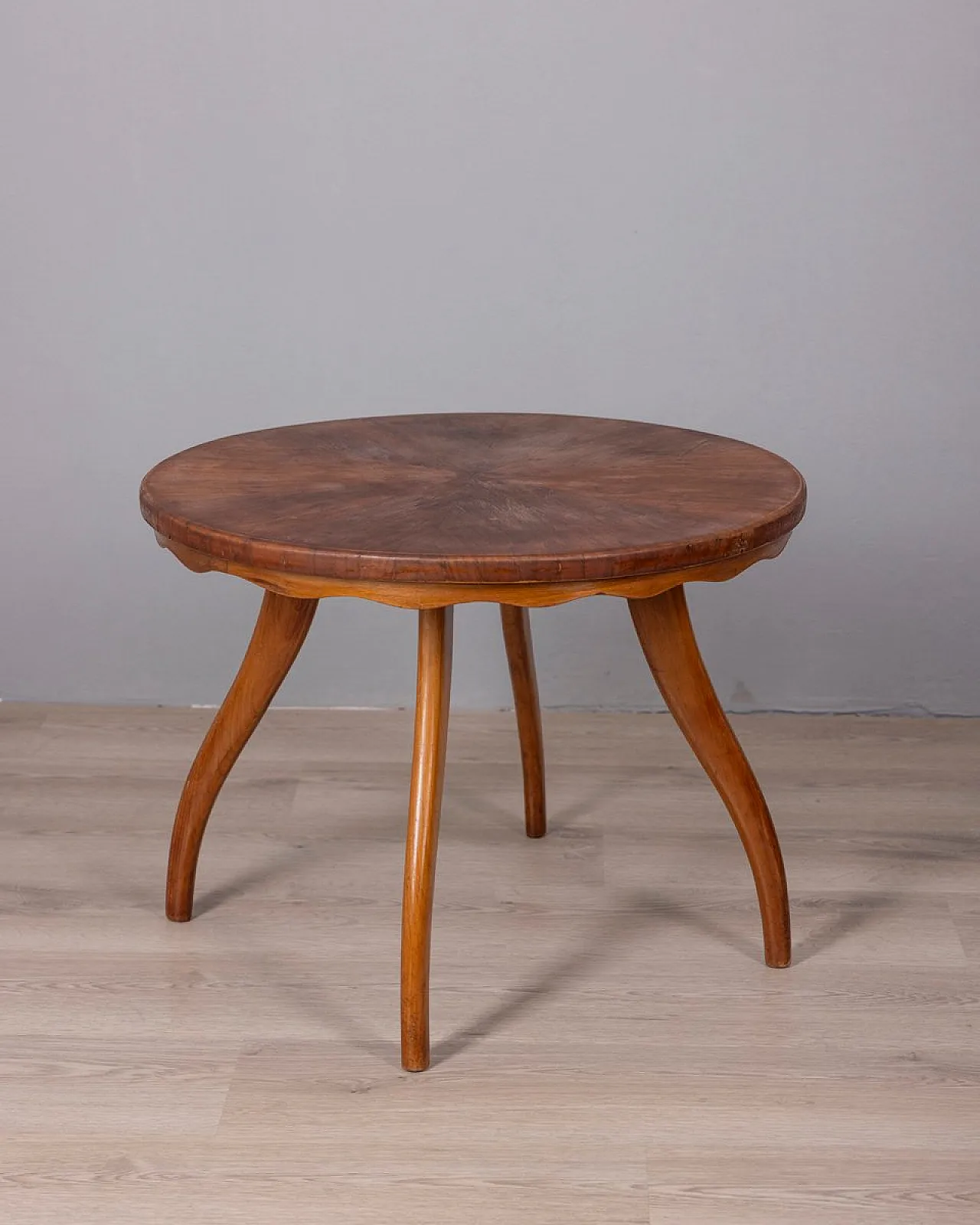 Walnut coffee table, 1940s 2