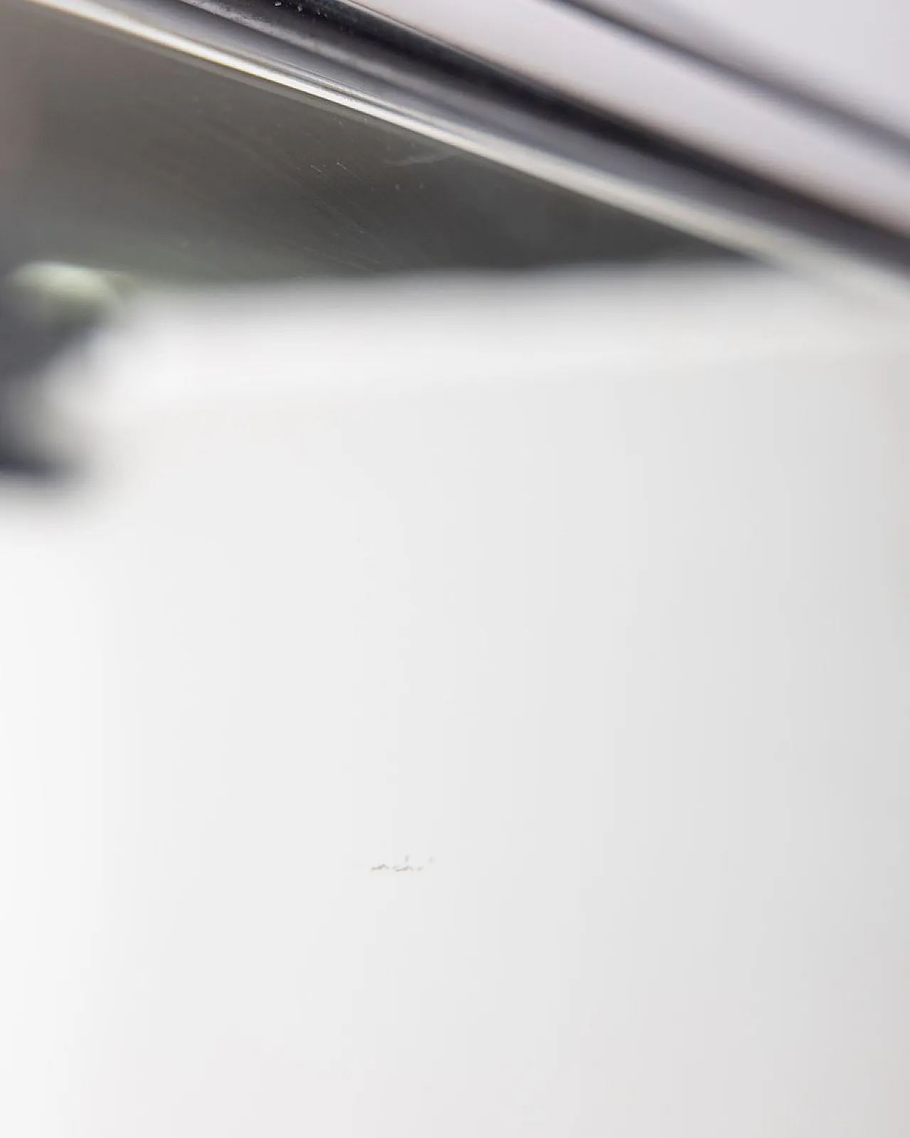 Specchio da parete in metallo cromato, anni '70 7