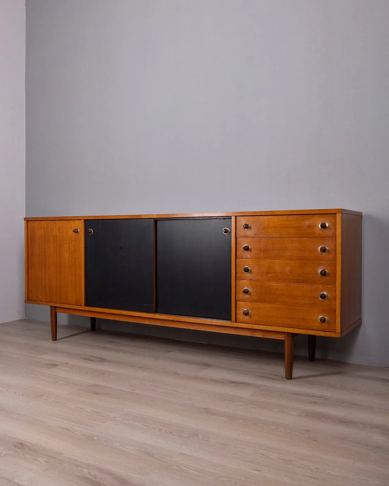 Credenza in teak, anni '60 1
