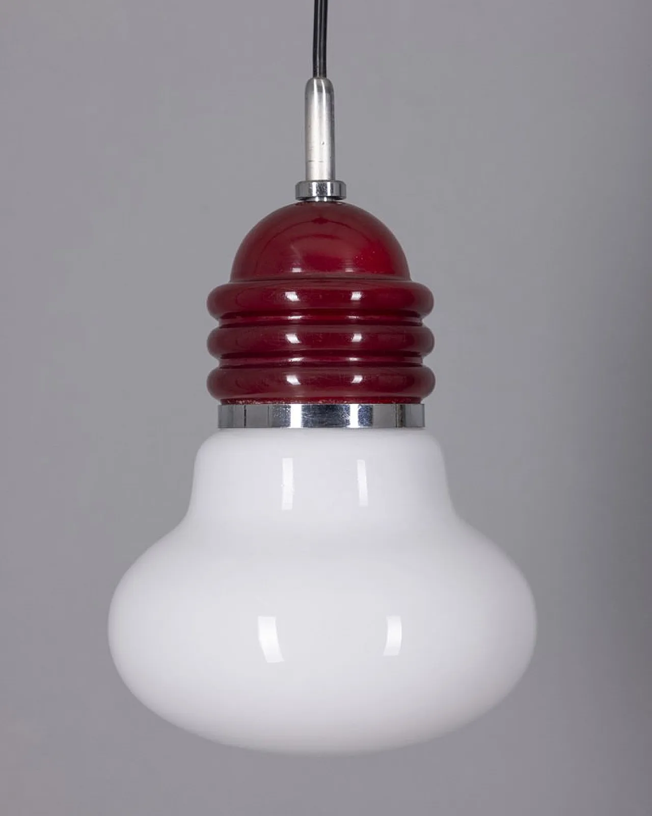 Lampada Arianna in vetro e metallo di P.Brombin per Artemide, anni '70 1