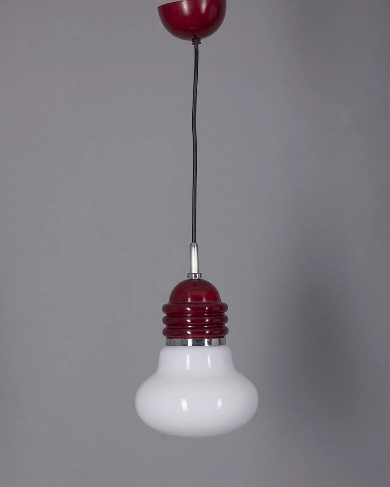 Lampada Arianna in vetro e metallo di P.Brombin per Artemide, anni '70 2