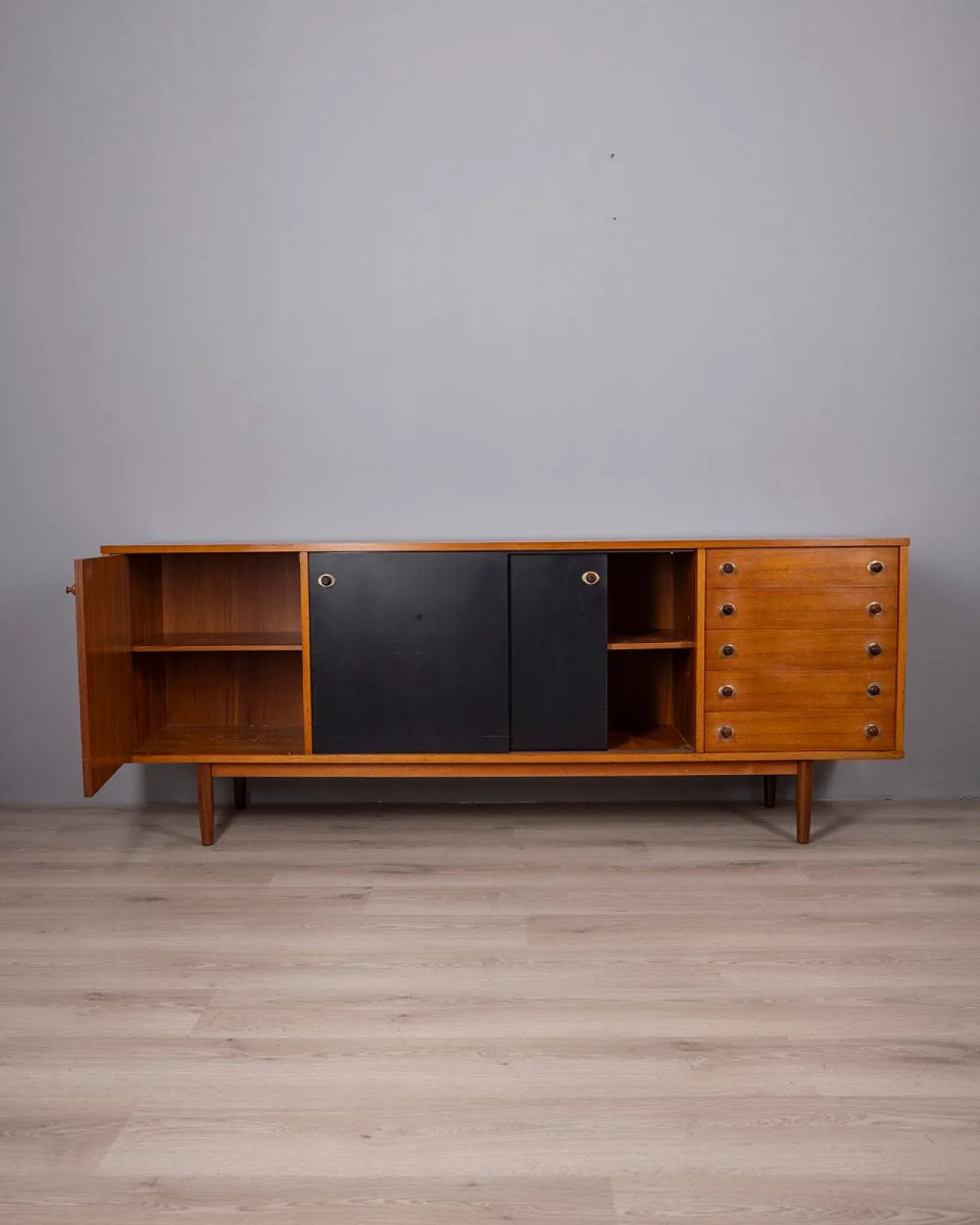 Credenza in teak, anni '60 3