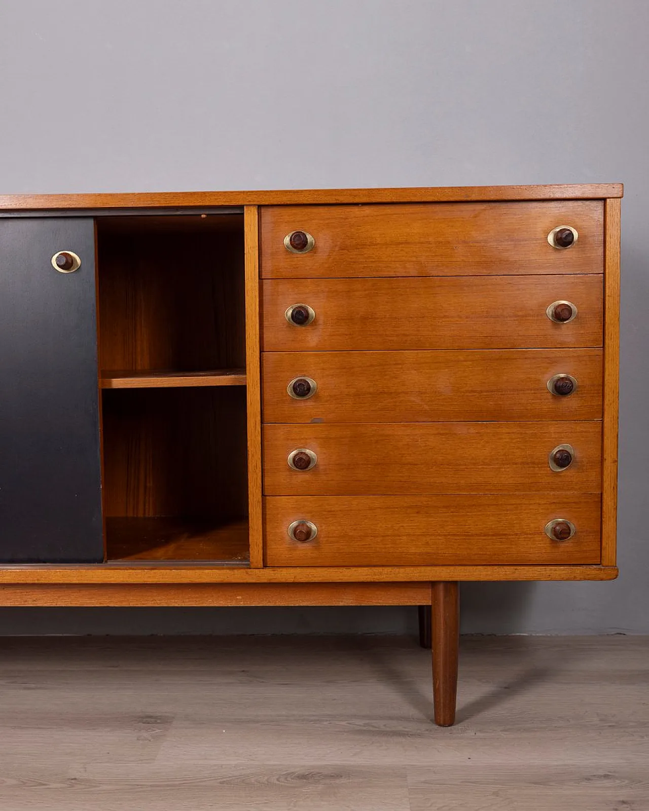 Credenza in teak, anni '60 4
