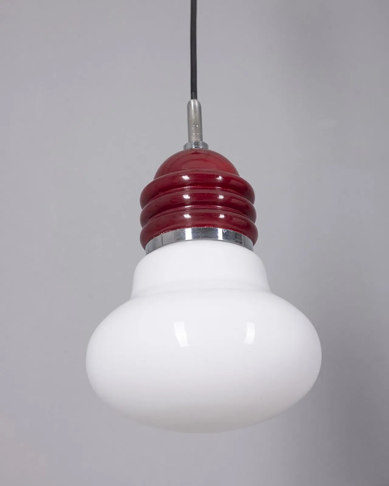 Lampada Arianna in vetro e metallo di P.Brombin per Artemide, anni '70 4