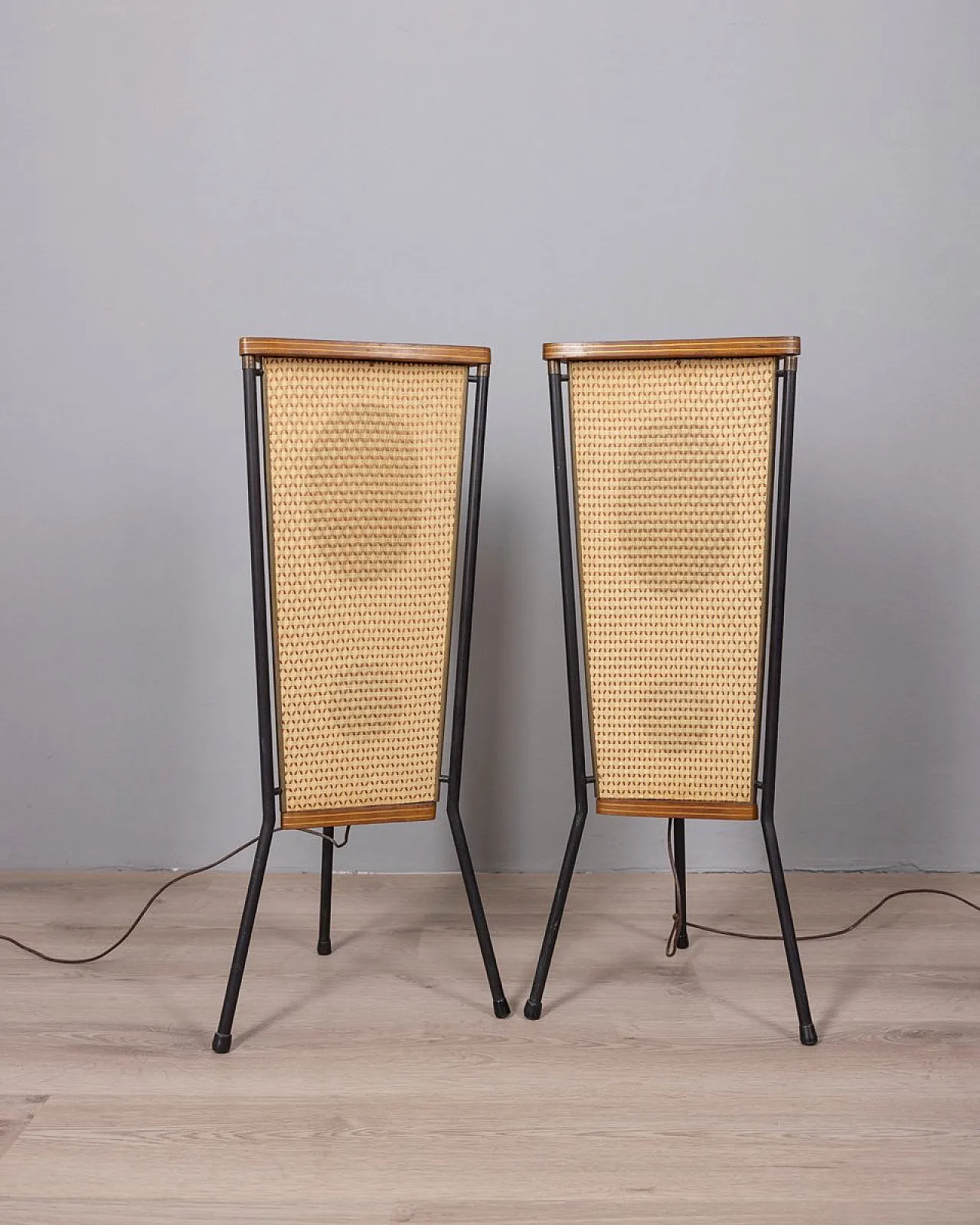 Pair of speakers by Schaub Lorenz, 1950s 2