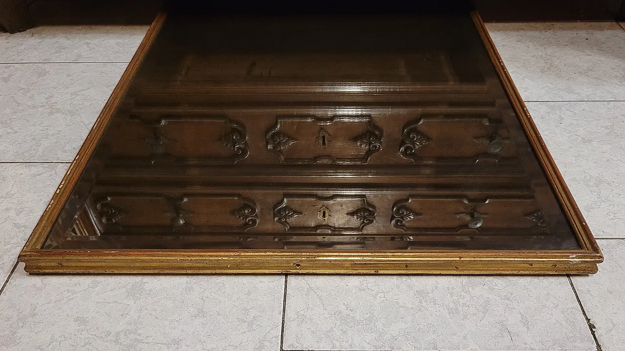 Specchiera in legno dorato, Italia, di inizio '900 3