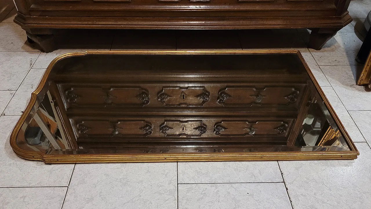 Specchiera in legno dorato, Italia, di inizio '900 4