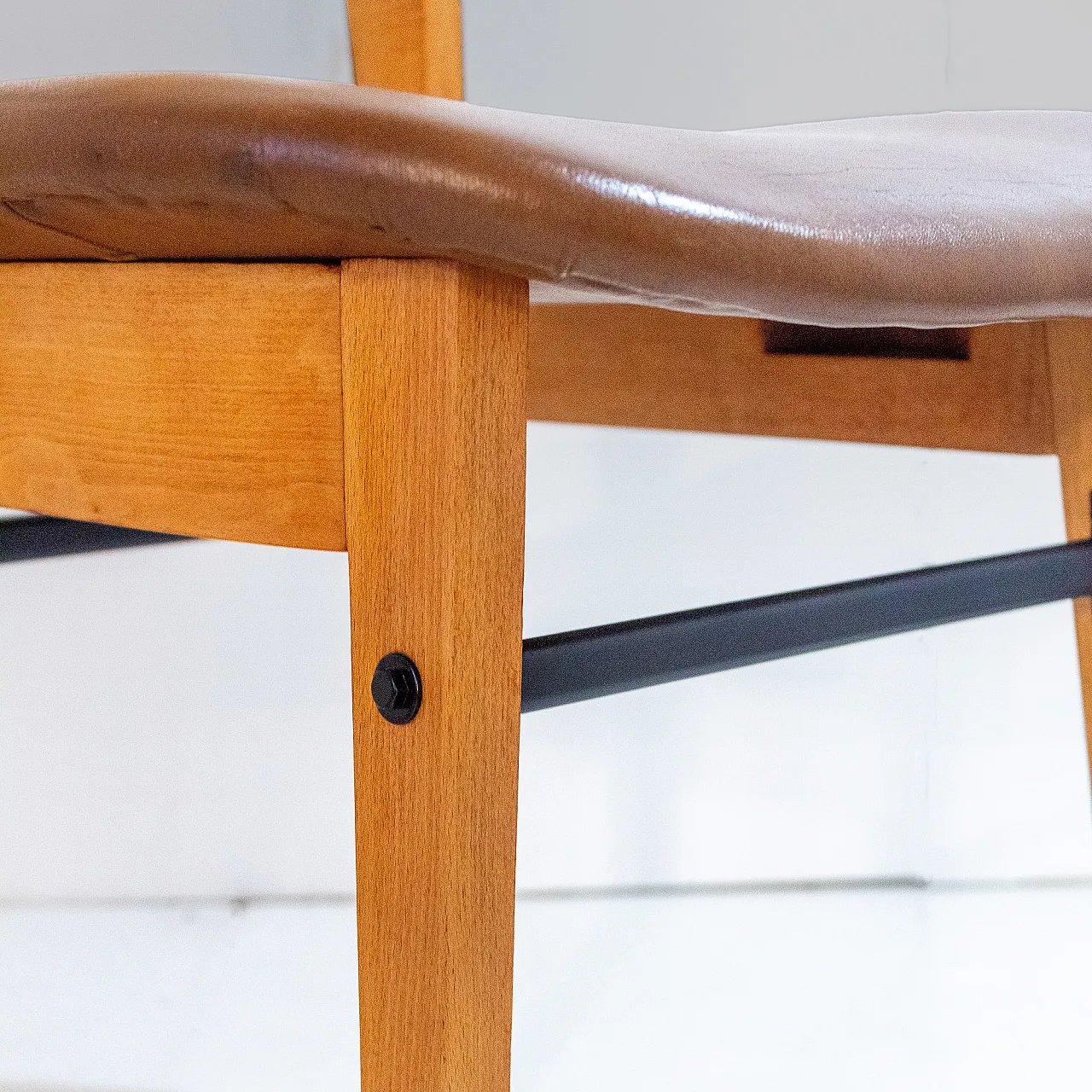 Vintage Scandinavian style dining chairs, 1960s Italy 11