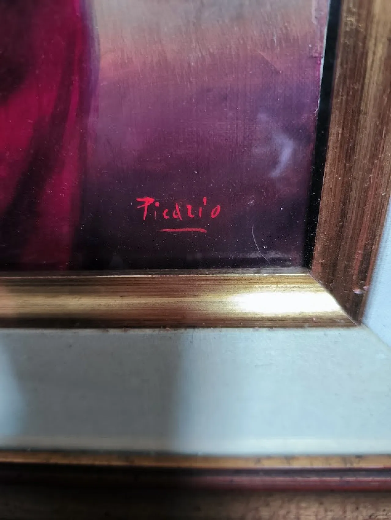 Painting by Nicola Picazio Female Nude, 70s 4