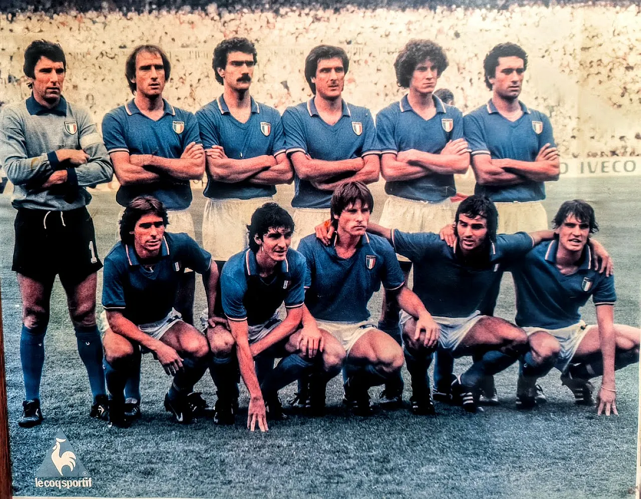 Advertising poster Italy World Champion Le coq Sportif, 1982 3