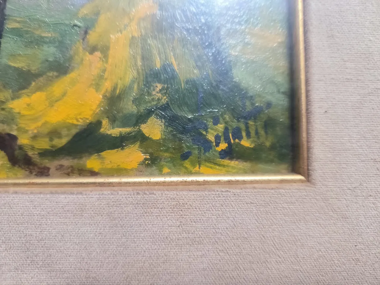 Oil painting by Italo Bigatti Spring, 1982 3