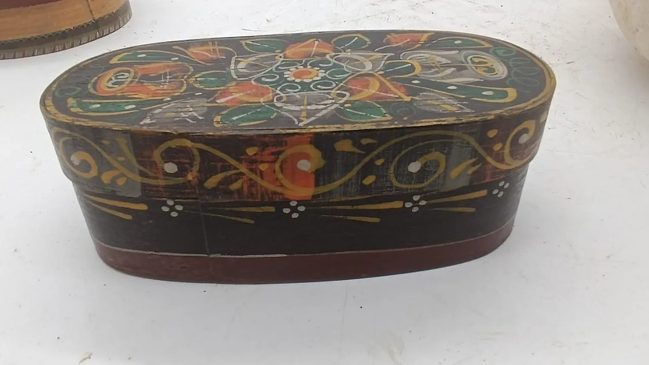 Scatola in faggio curvato e sottofondo in abete, '800 2