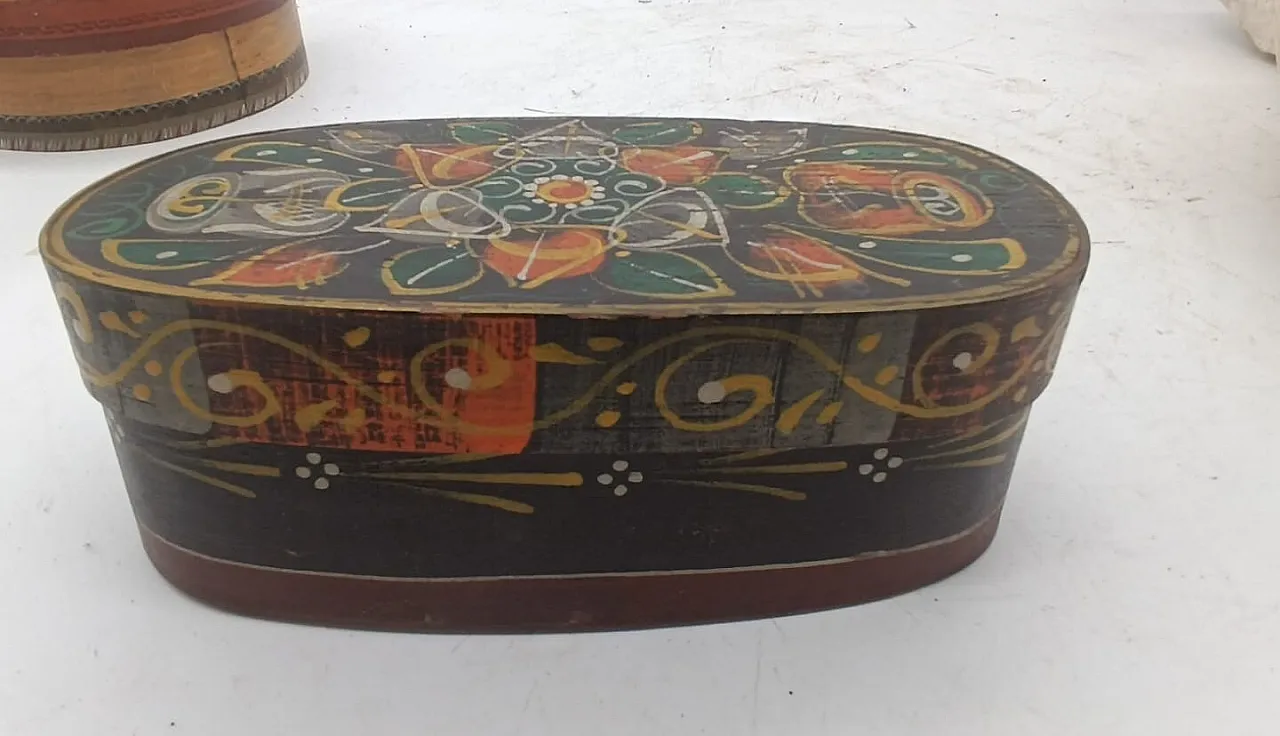 Scatola in faggio curvato e sottofondo in abete, '800 4