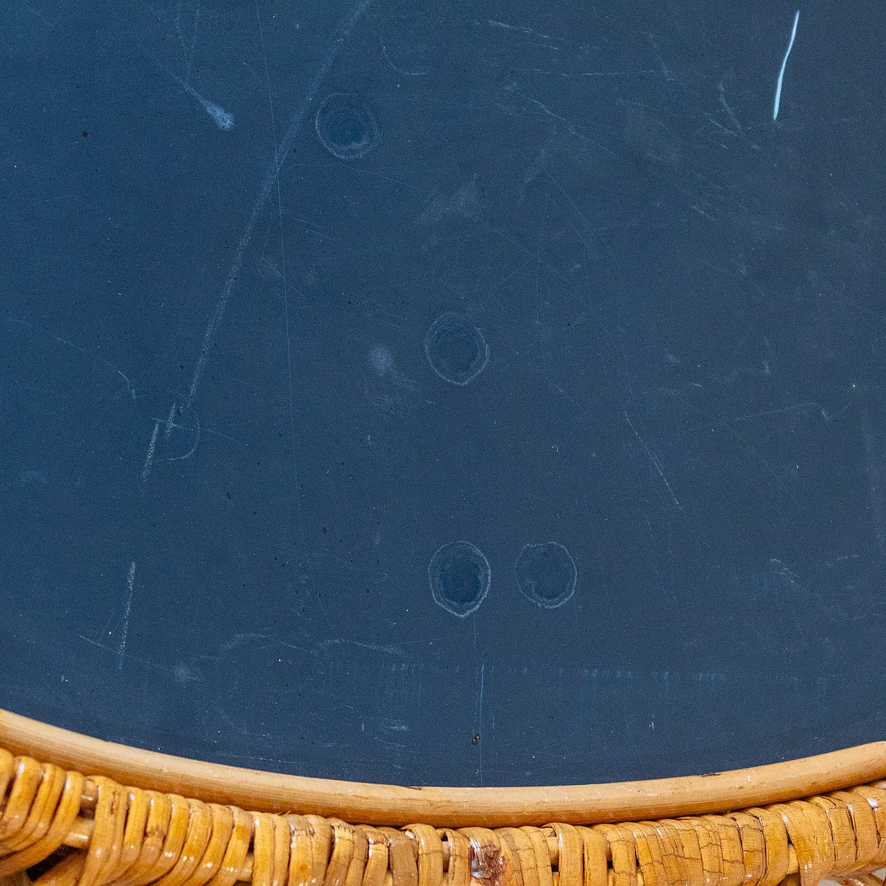 Specchio "Sunburst" nello stile di Bonacina in bamboo, anni '60 20