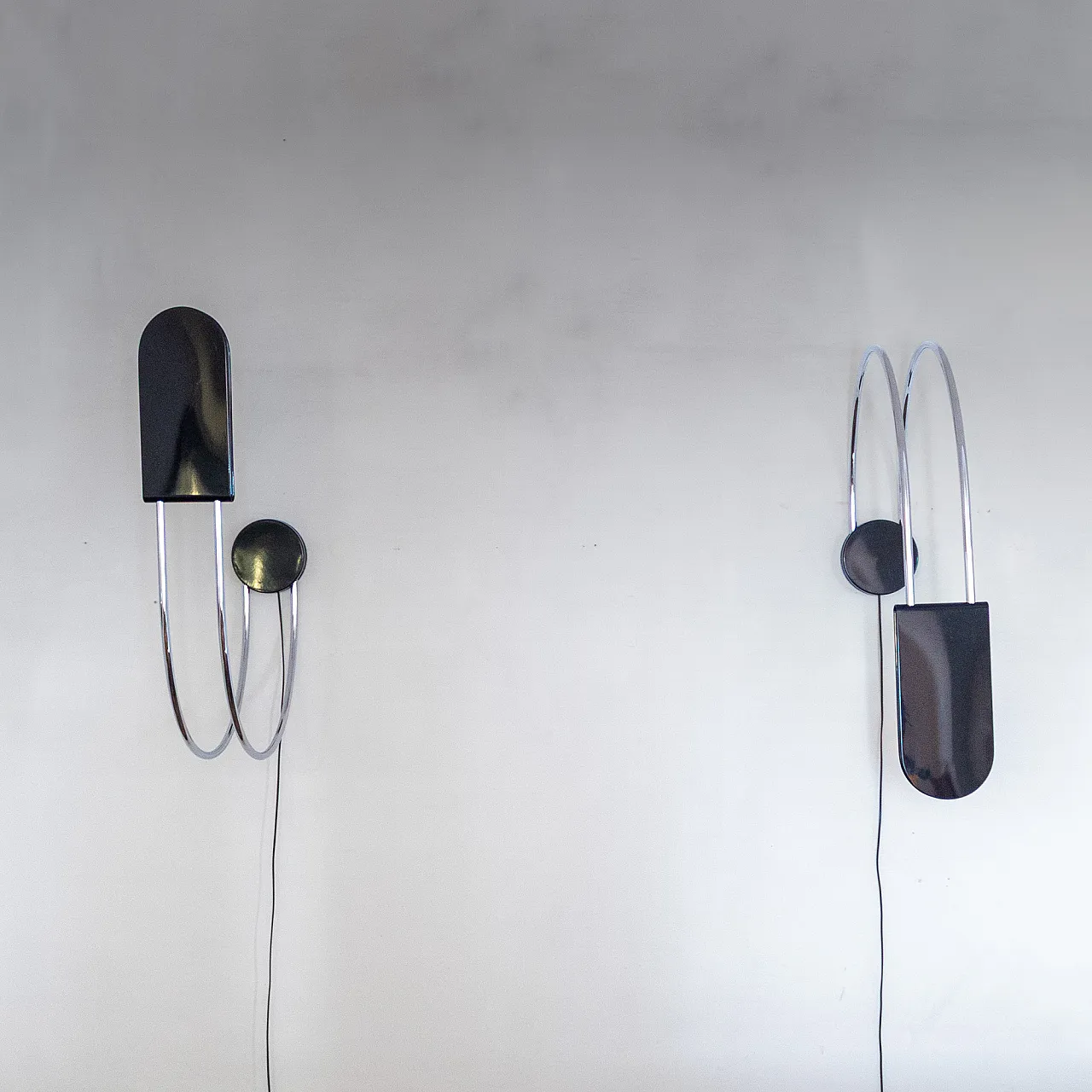 Pair of wall lights Gesto by Bruno Gecchelin for Skipper, 1970s 16