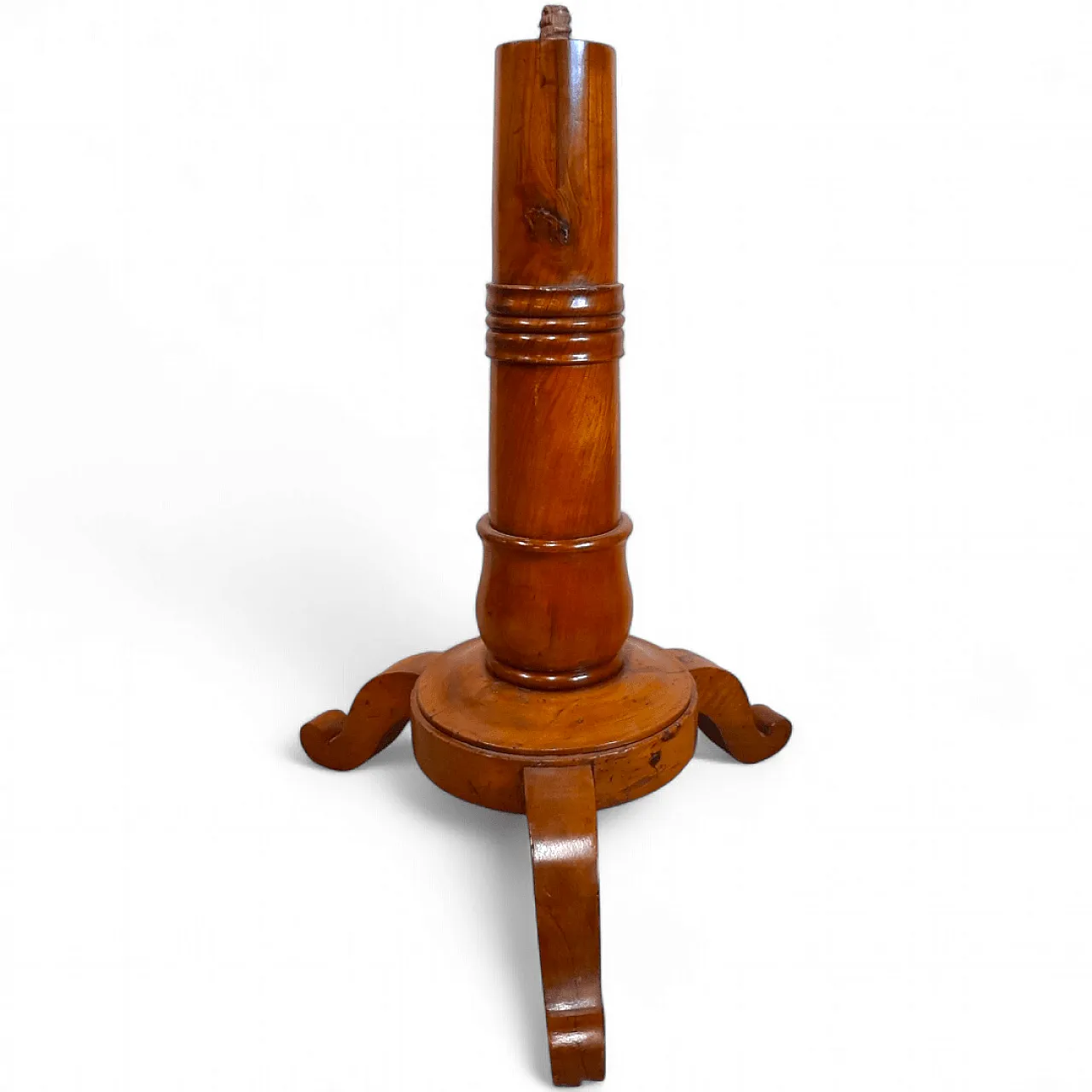 Tavolo in legno massello di noce lastronato stile Luigi Filippo, '800 5