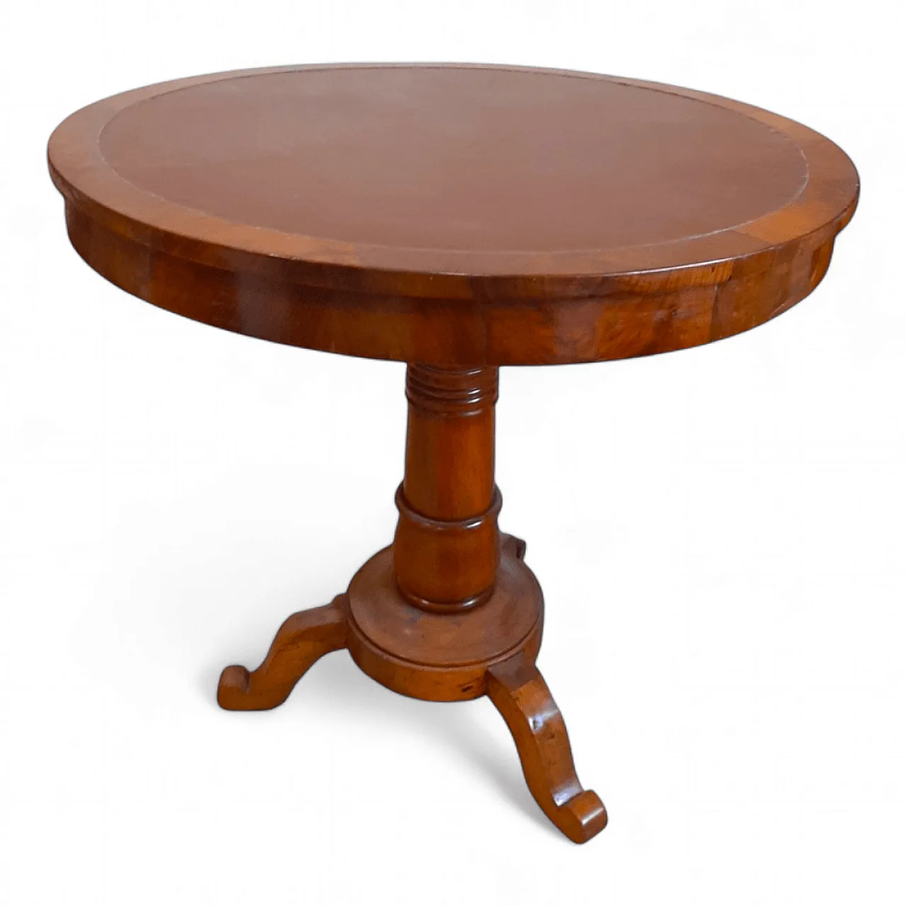 Tavolo in legno massello di noce lastronato stile Luigi Filippo, '800 7