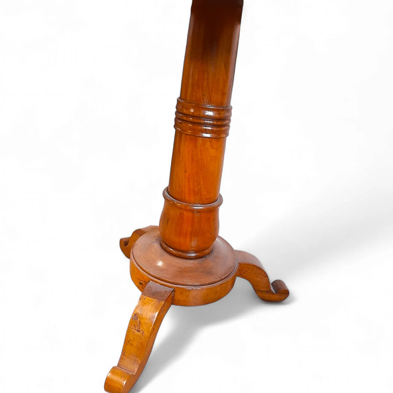 Tavolo in legno massello di noce lastronato stile Luigi Filippo, '800 21