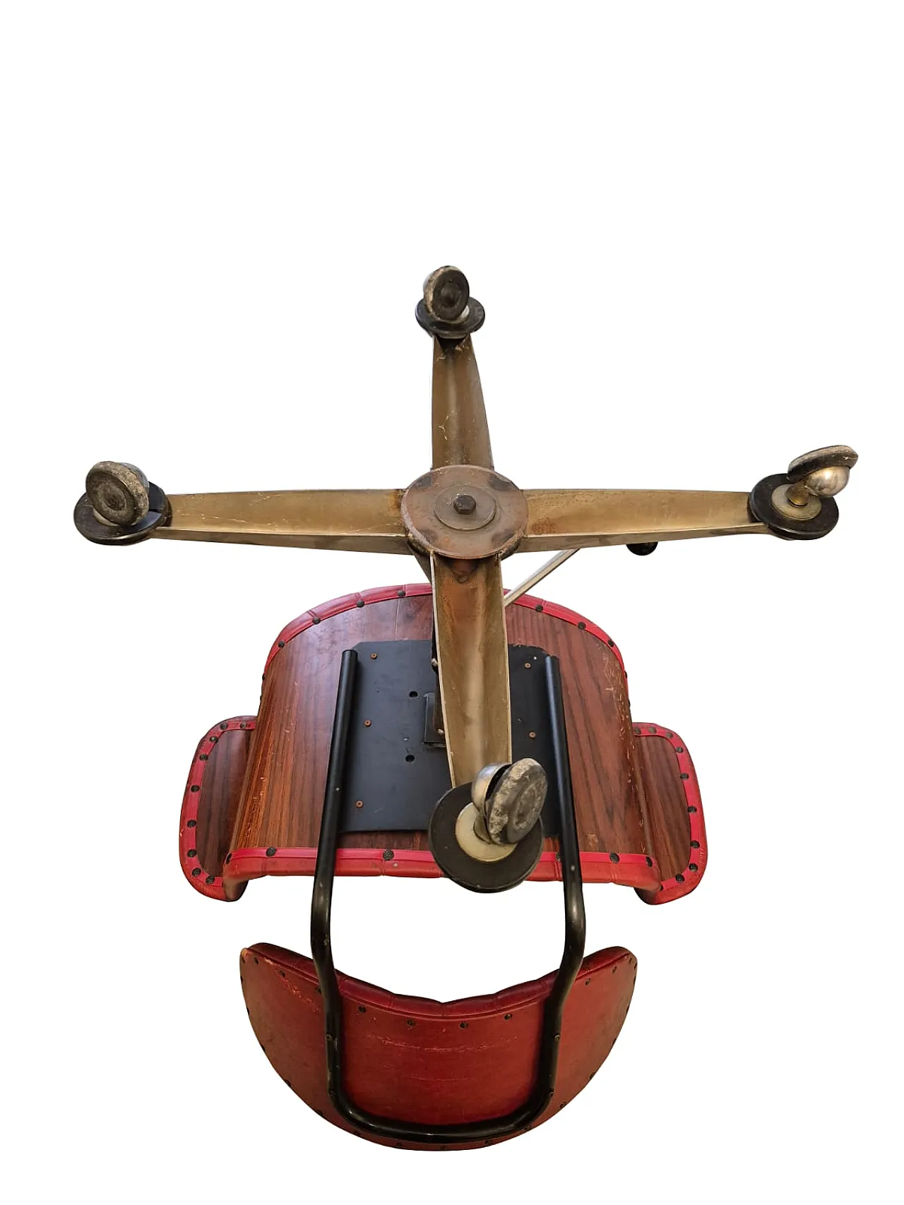 Poltrona da ufficio girevole  di Gastone Rinaldi per Rima, anni ’50 4