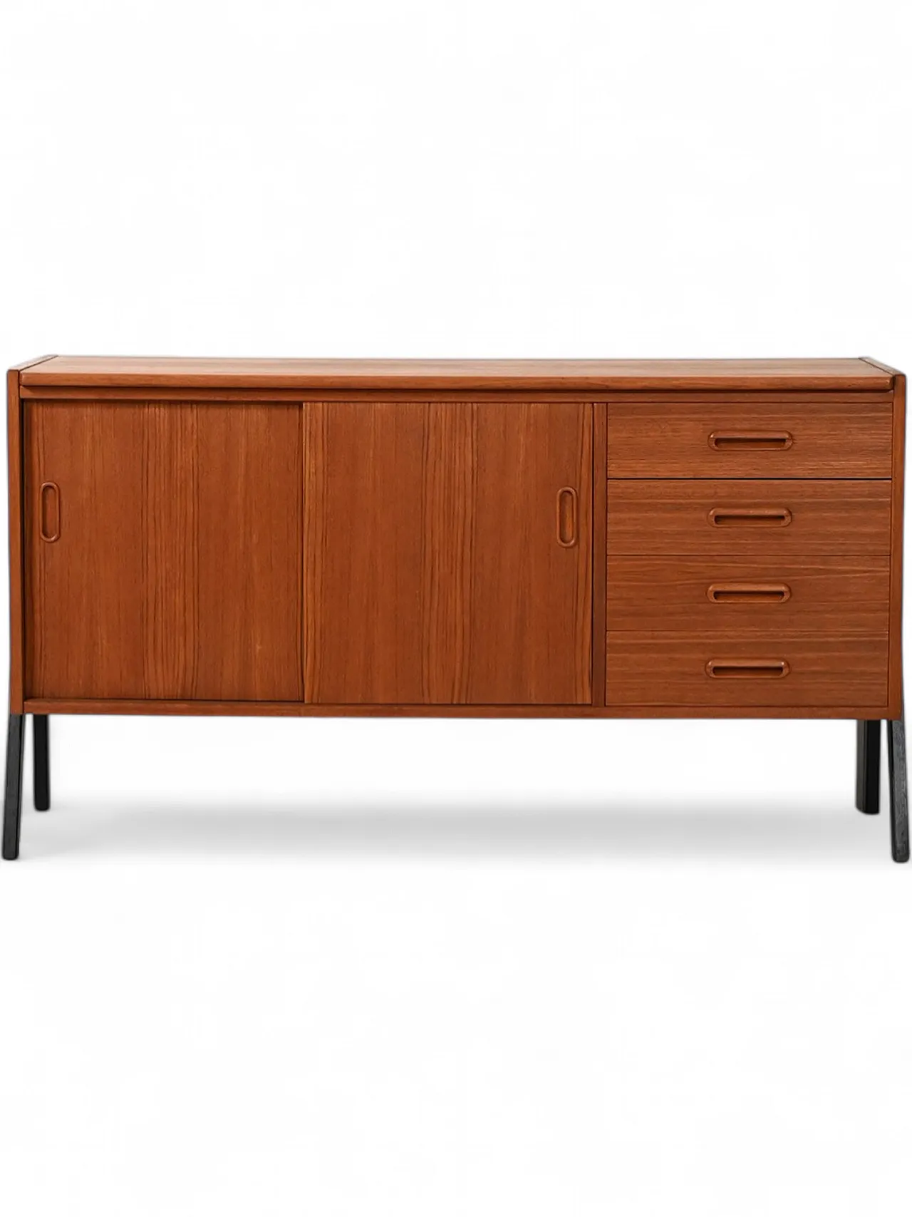 Small two-tone Scandinavian sideboard, 60s 13