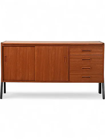 Credenza scandinava bicolore, anni '60