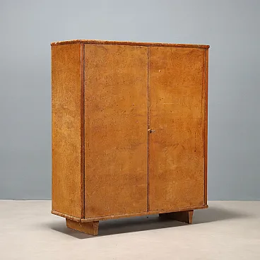 Mobile impiallacciato in radica di noce, '900