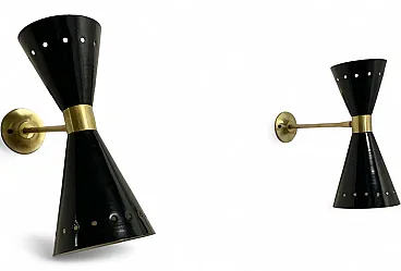 Diablo wall lamp by Stilnovo, 1950s