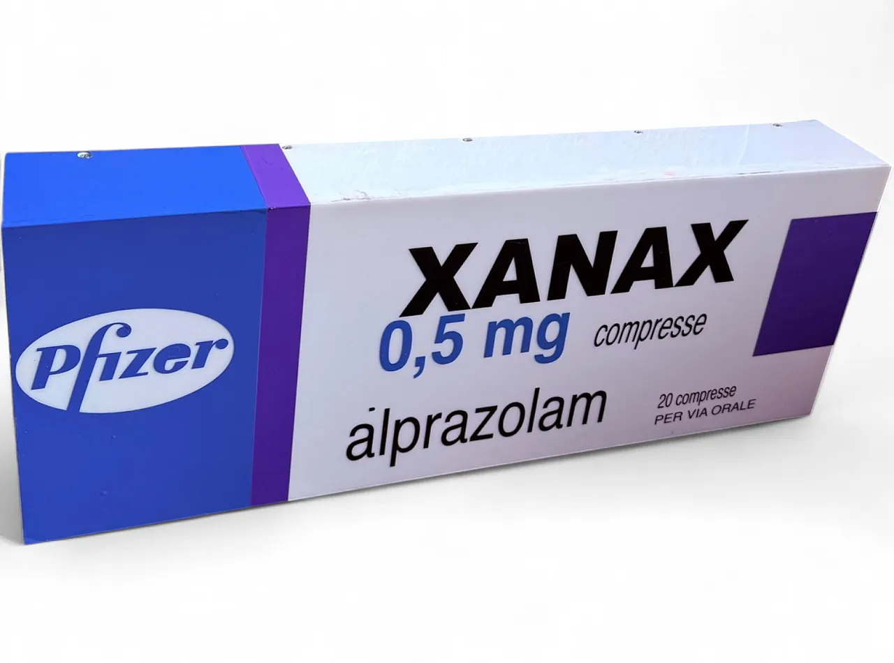 Vintage Xanax sign, 1980s 6