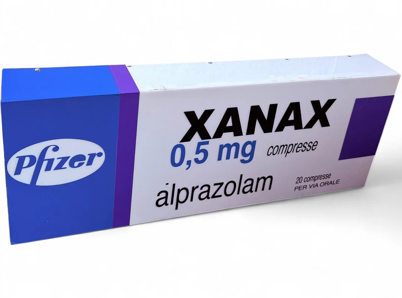 Vintage Xanax sign, 1980s 8