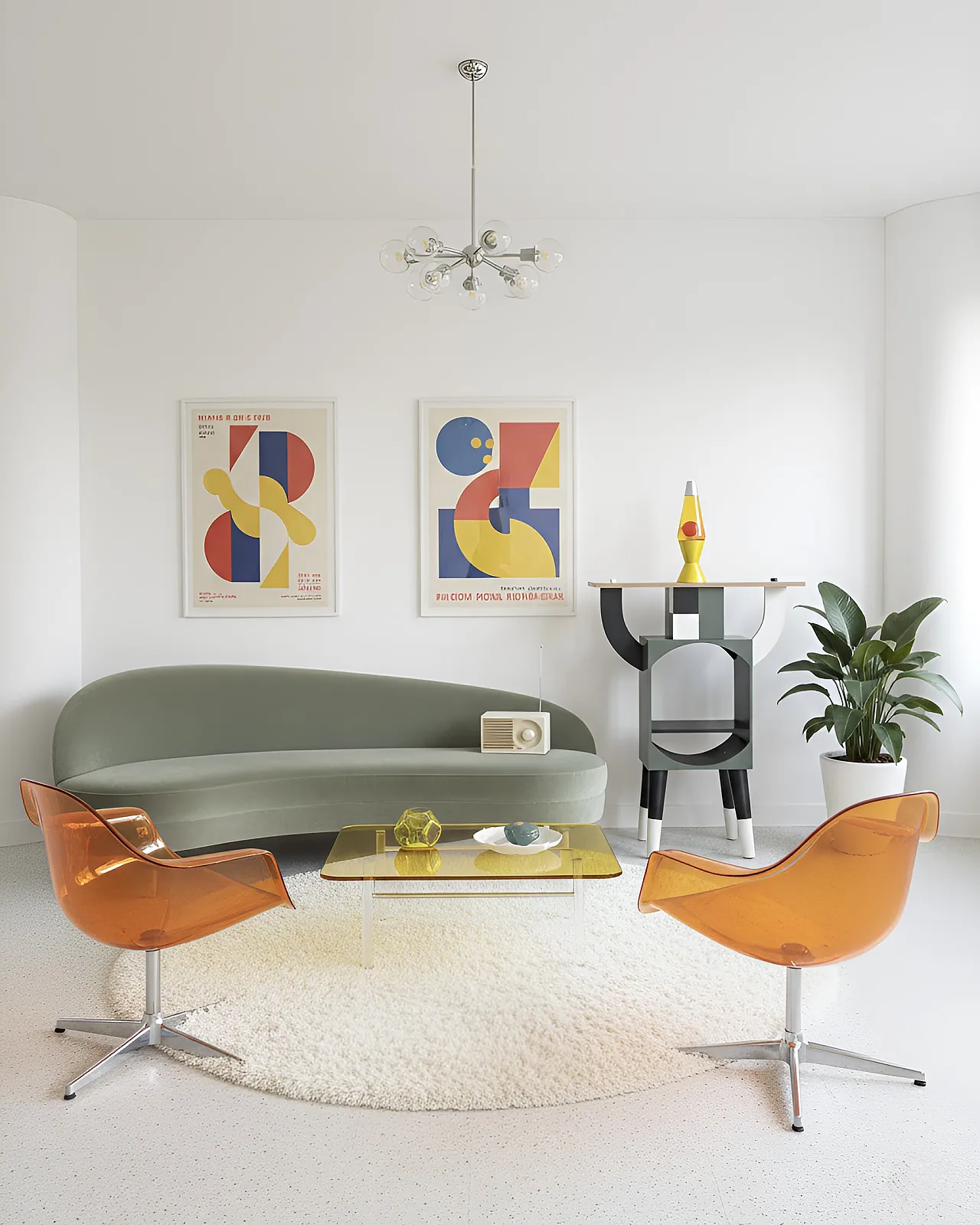 Hand-painted oak console , 2000s 6