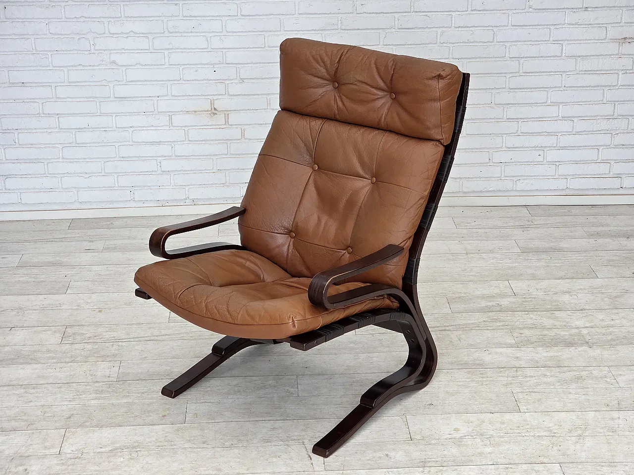 Pair of set of chairs Norwegian  by Else & Nordahl Solheim, 1970s 21