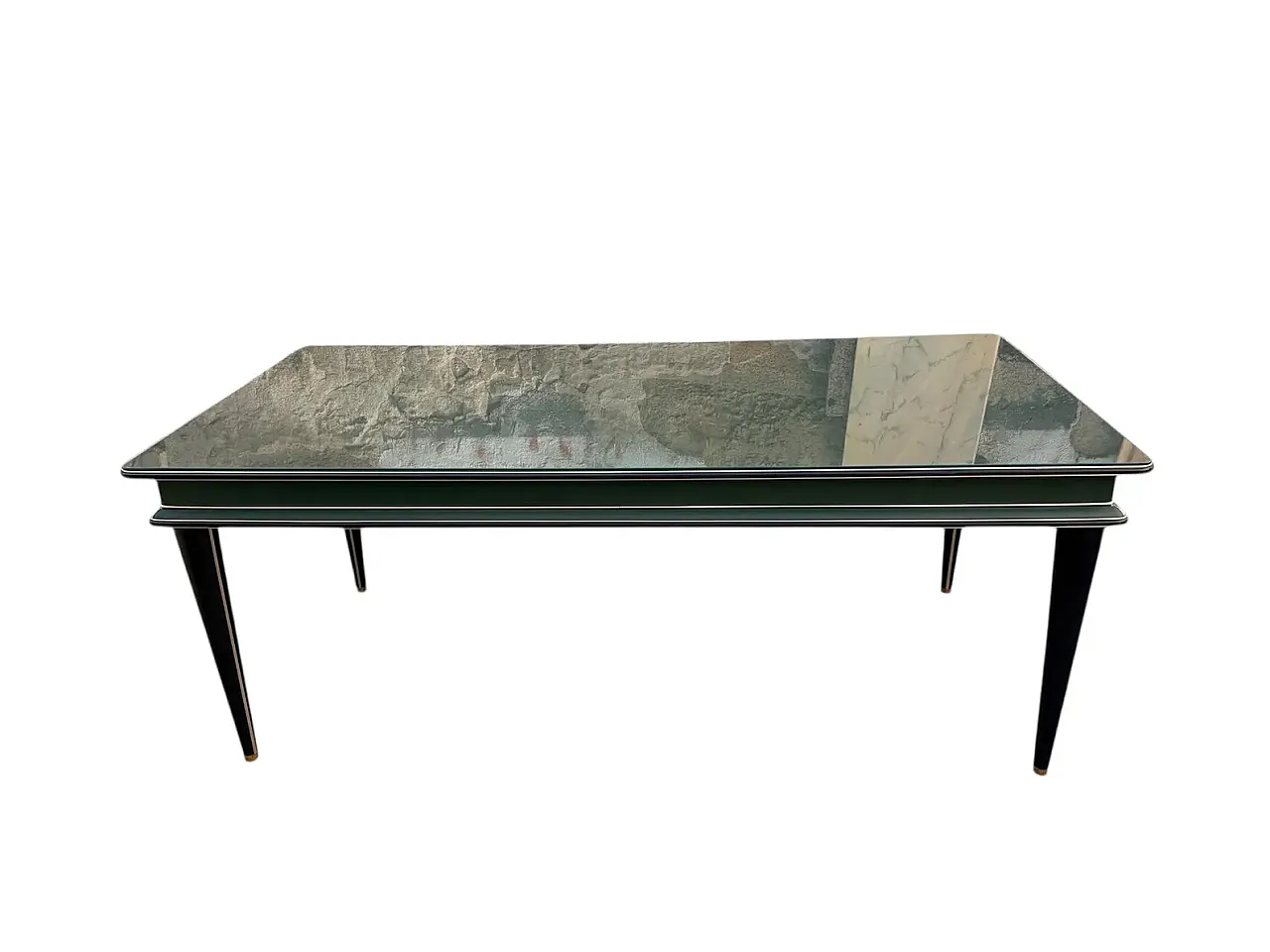 Table with 4 chairs by Umberto Mascagni, 1950s 3