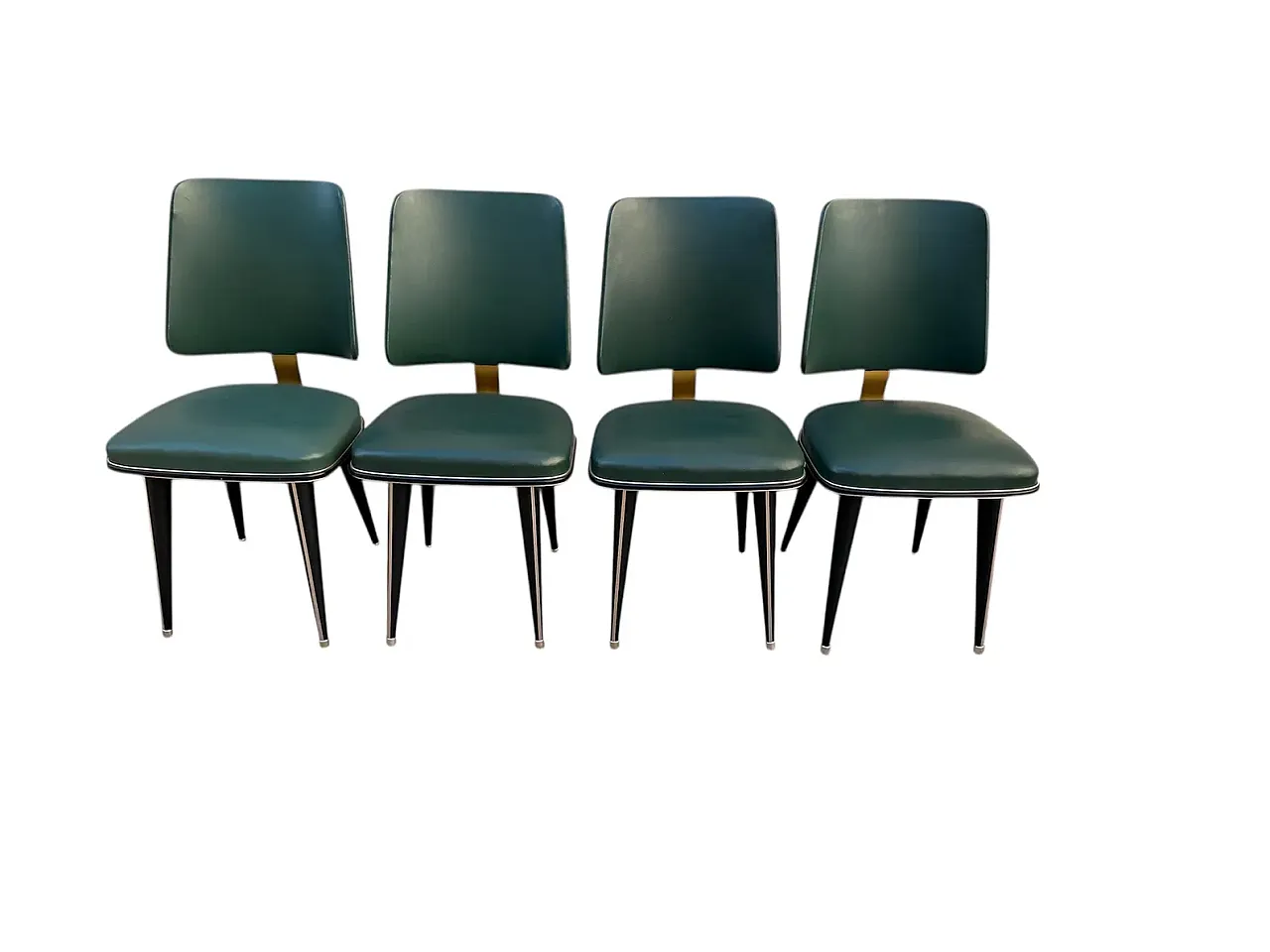 Table with 4 chairs by Umberto Mascagni, 1950s 9
