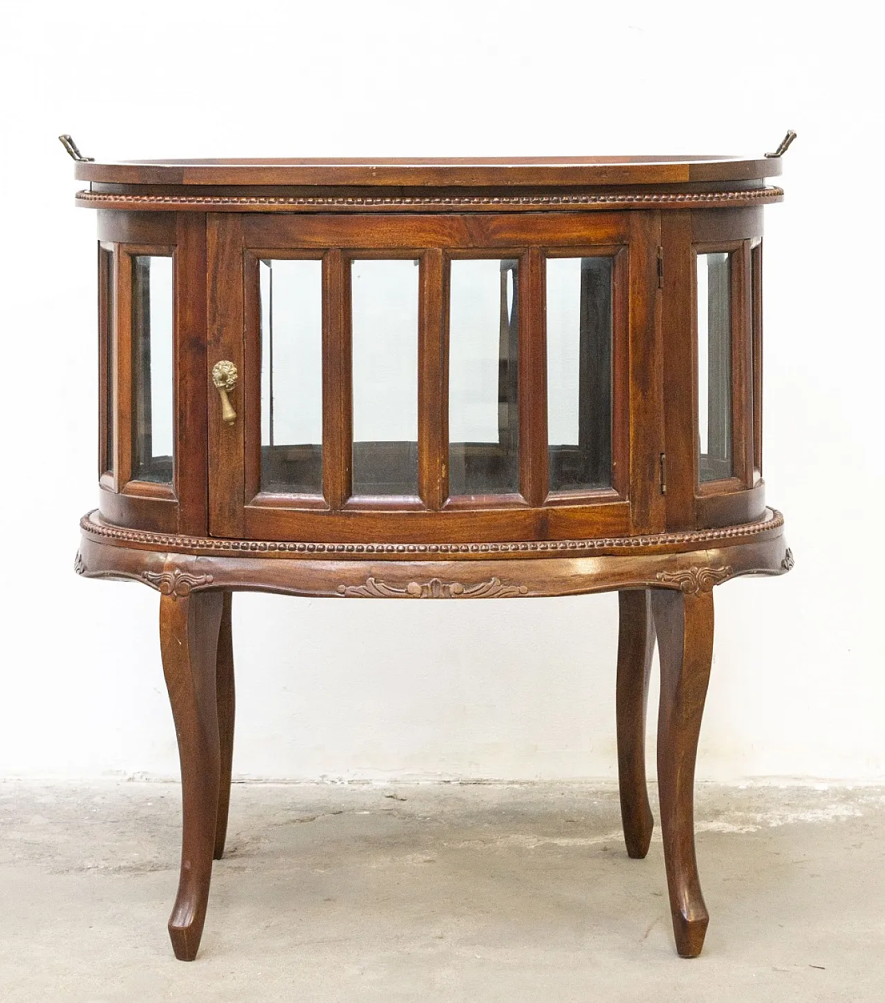 Mobile bar in legno di mogano con vassoio, '900 5