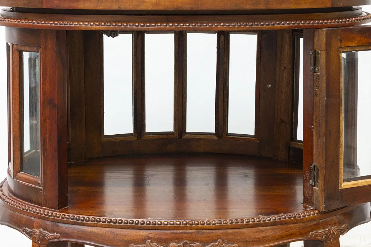 Mobile bar in legno di mogano con vassoio, '900 7